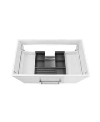 Streamdale 32" White Gloss Wall-Mount Vanity, Ceramic Sink & Soft-Close