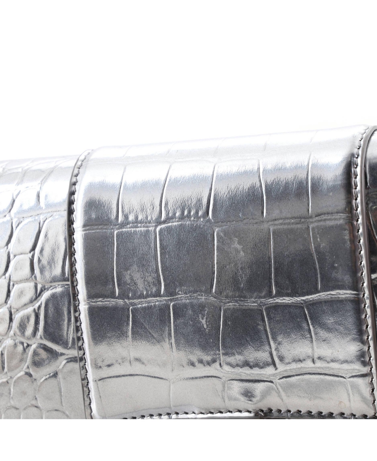 Pre-Owned Balenciaga Xs Hourglass Crossbody Bag Embossed Leather