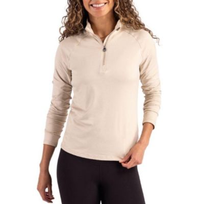 Women's Cutter and Buck Coastline Epic Comfort Recycled Quarter Zip