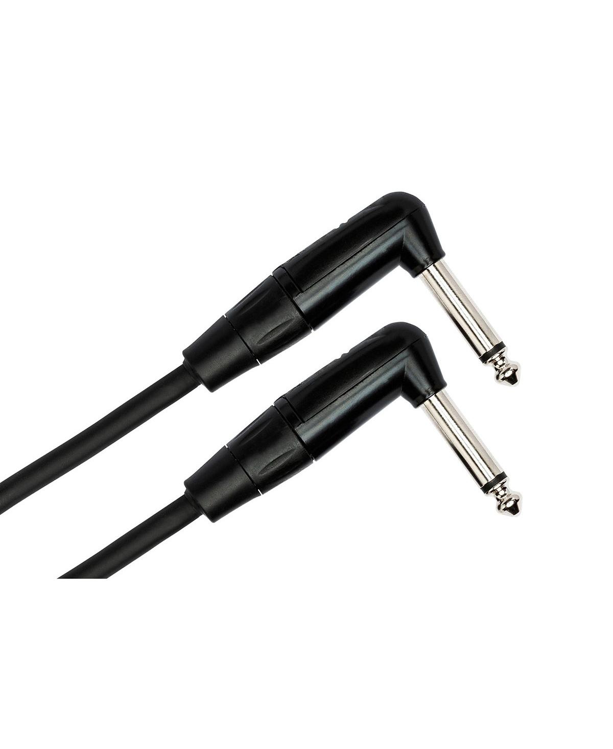 Hosa Technology Pro 18" Guitar Patch Cable, Rean Right-Angle to Right-Angle