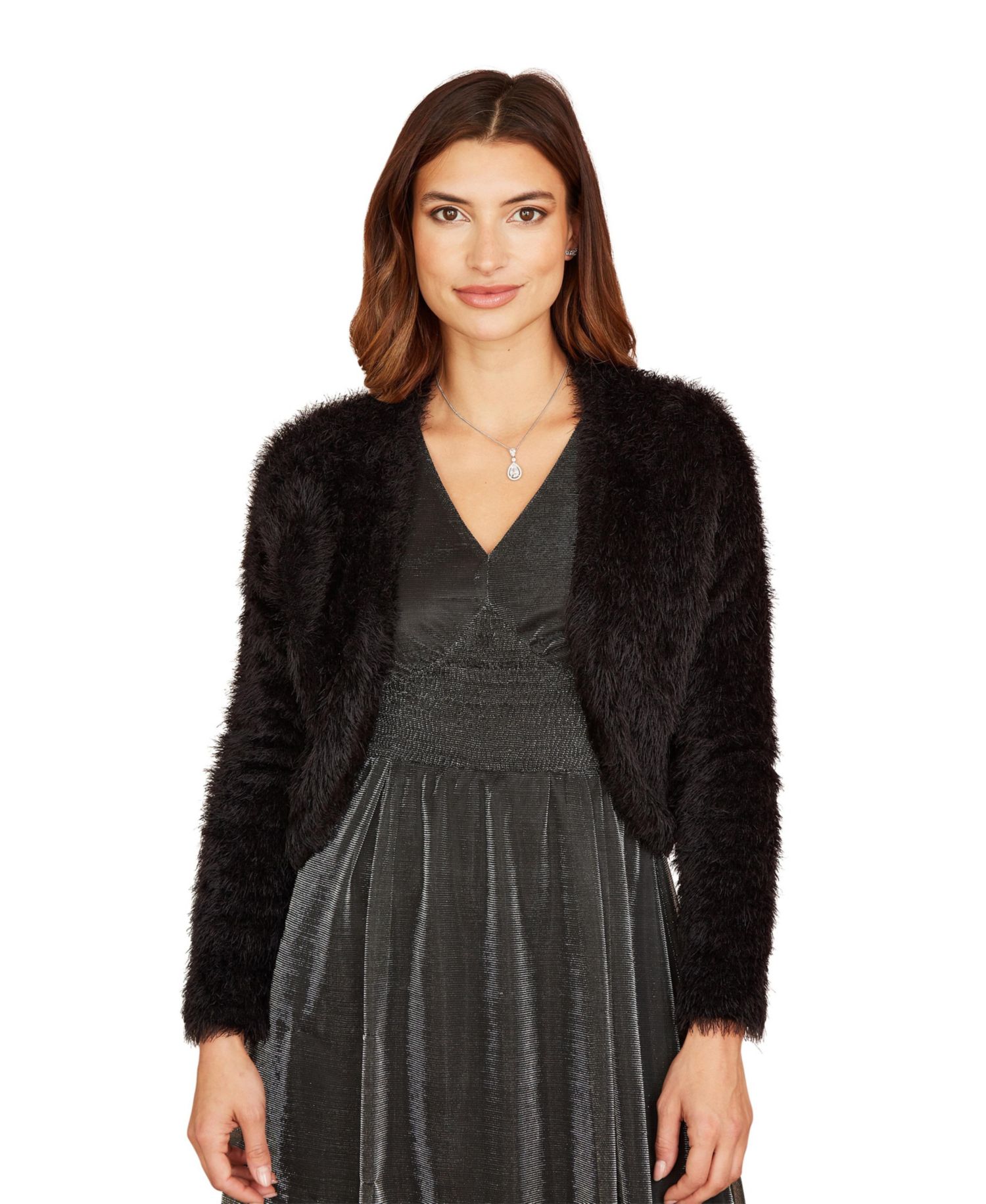 Women's Eyelash Knit Bolero