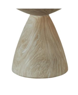 Streamdale Cement Outdoor Accent Table - Terrazzo Style