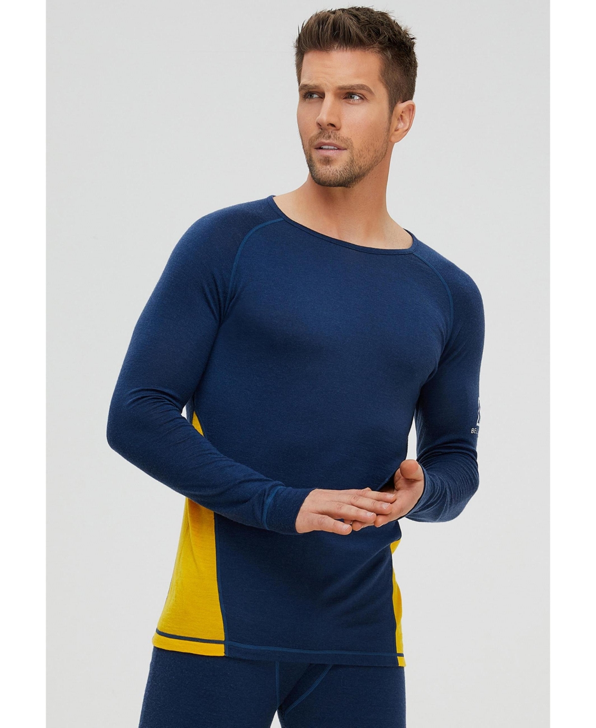 Bellemere New York Men's Bellemere Base Layer Thermal Top
