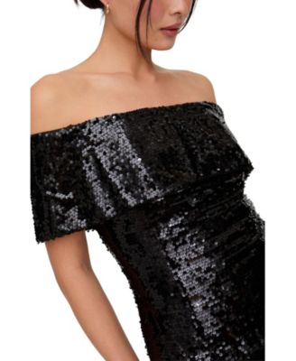 Women's Jaya Off The Shoulder Sequins Midi Dress