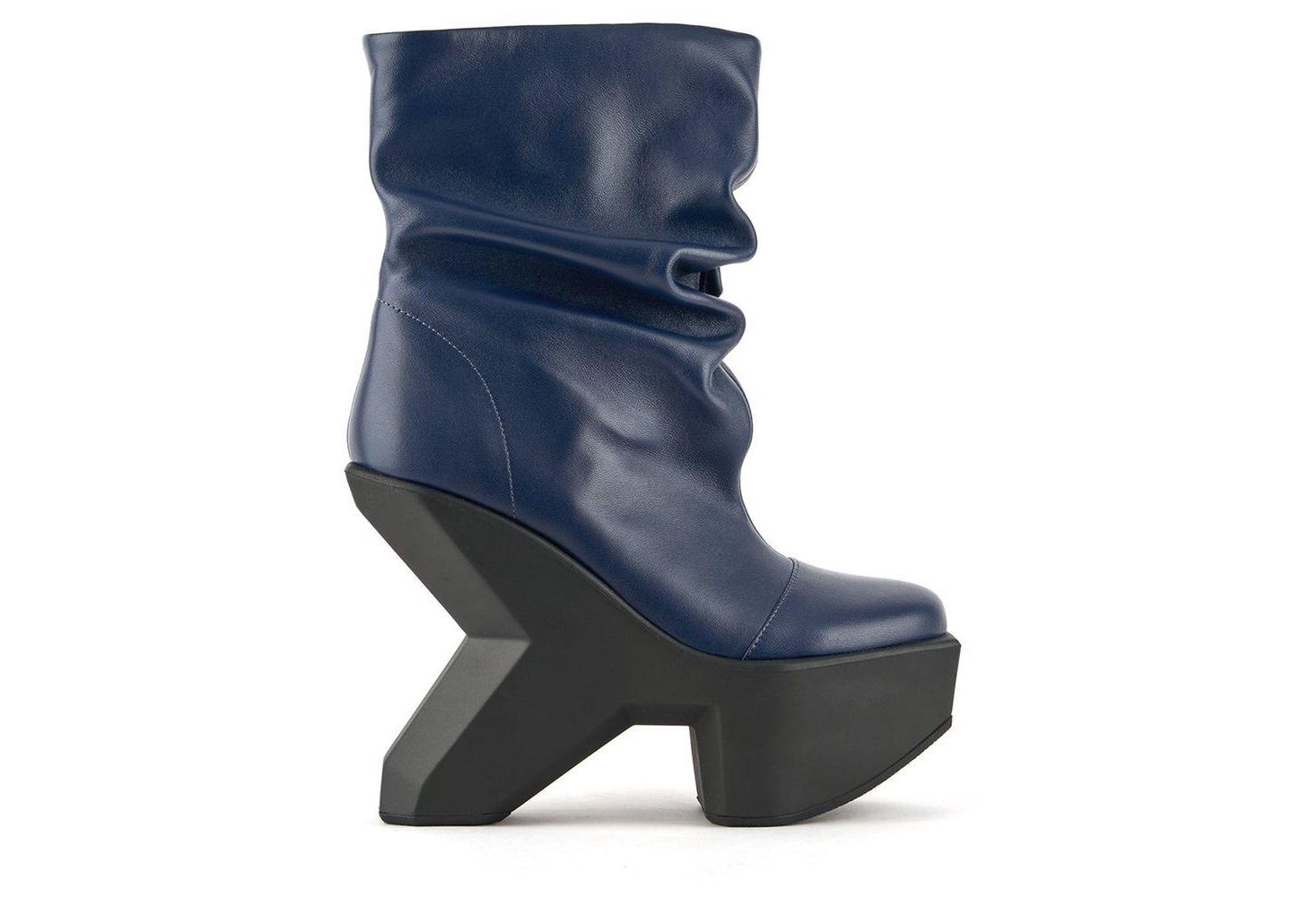 Женские ботинки United Nude Boulder Slouch Boot, цвет: Полуночный синий — фото 1