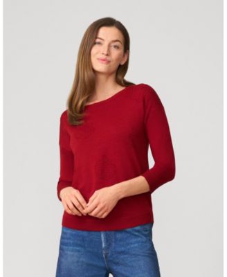 Women's Apple Drop Shoulder Tunic Sweater