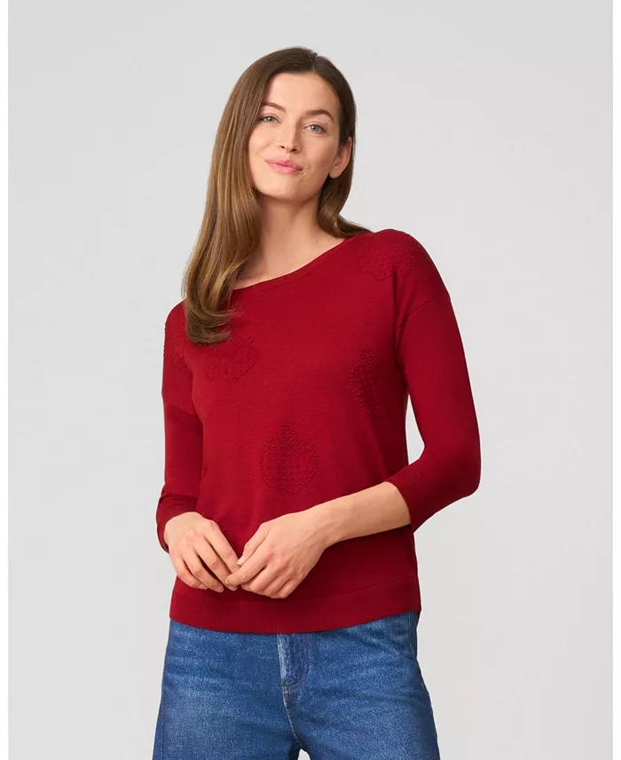 Women's Apple Drop Shoulder Tunic Sweater