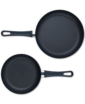 SCANPAN Classic 8 and 10.25 Nonstick 2-Piece Fry Pan Set, Black - Macy's