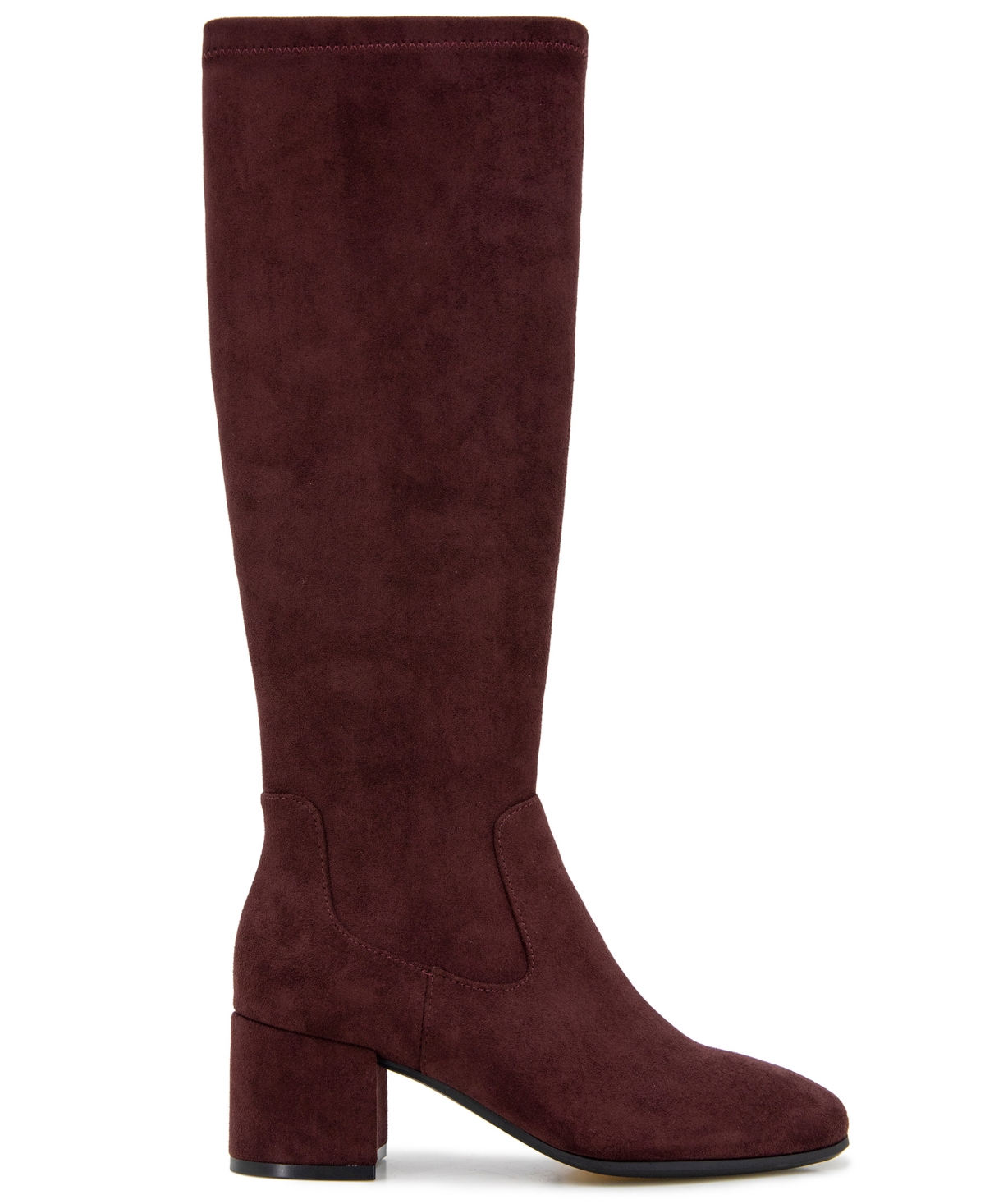 Kenneth Cole Reaction Kenneth Cole Women's Reaction Rida Knee High Stretch Boots In Burgundy