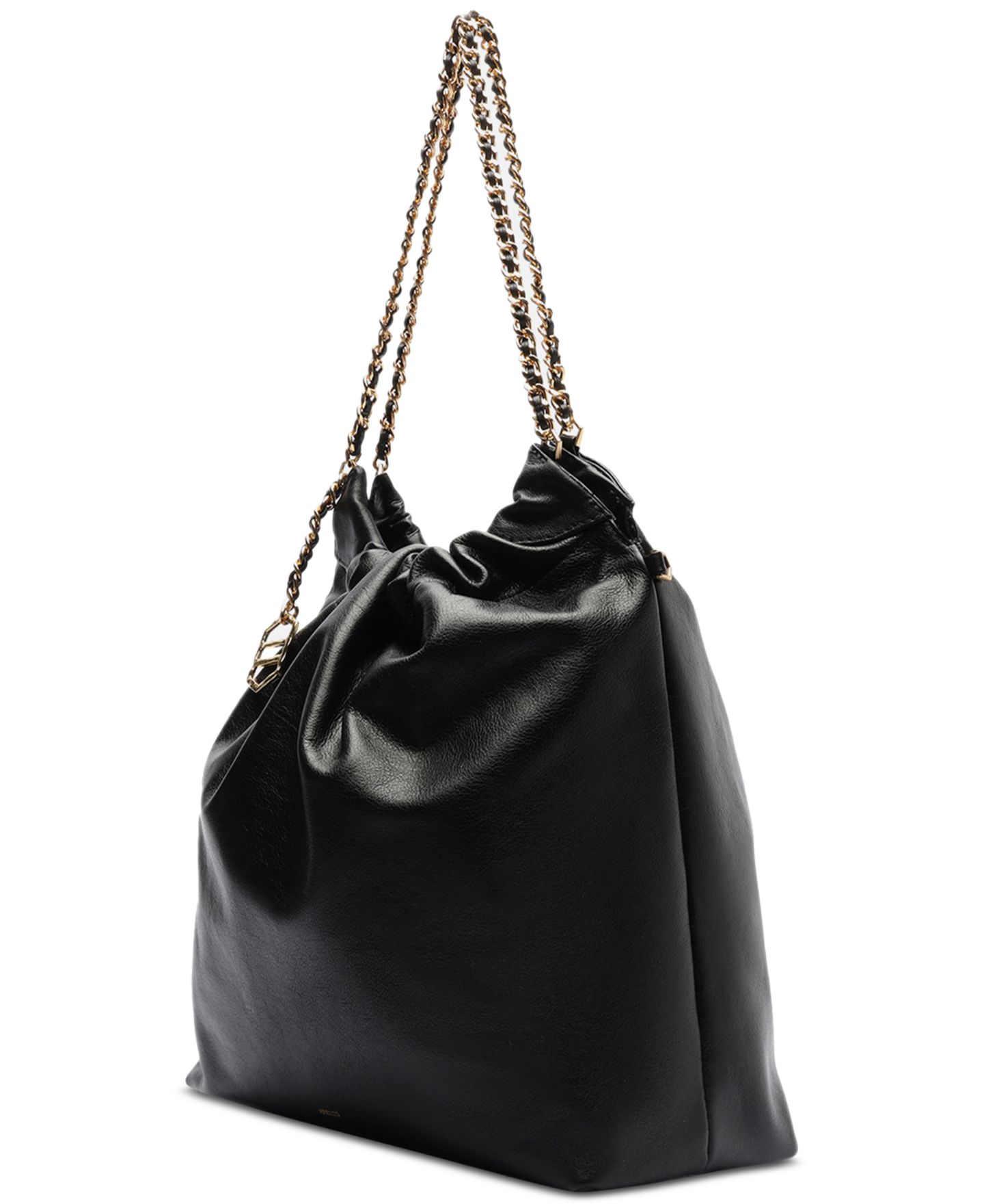 Женская сумка Arezzo Elizabeth Large Leather Bucket Handbag, цвет: Чёрный — фото 3