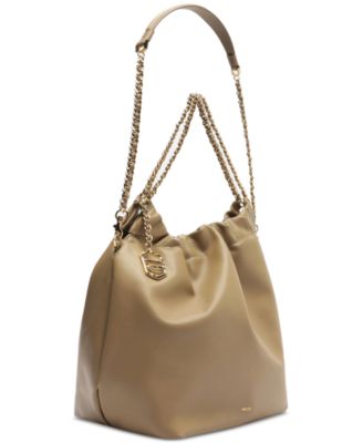 Elizabeth Extra Large Leather Bucket Handbag
