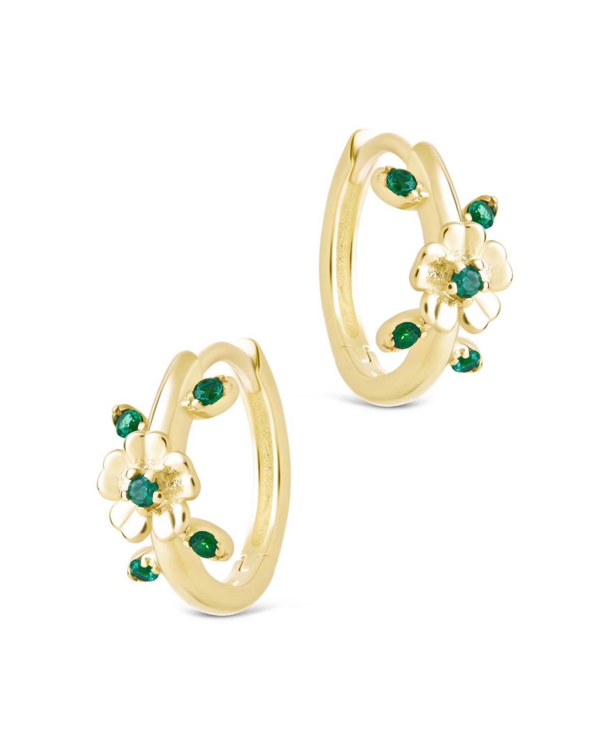 Sterling Forever Sterling Silver Cambrie Micro Hoops