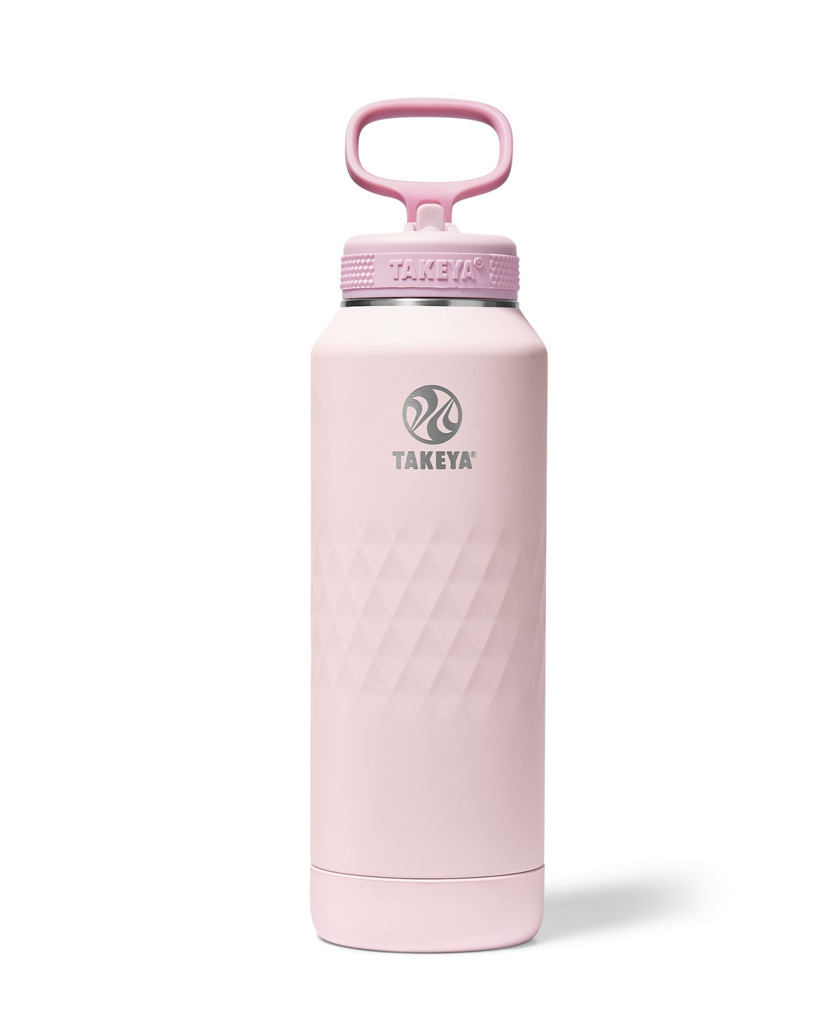 Takeya Sport 40 Oz. Triple-insulated Water Bottle With Straw Lid In Pink