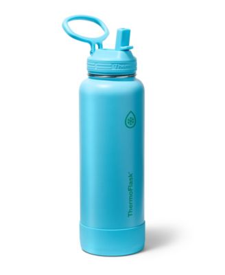 40 oz. Double Wall Vacuum Insulated Water Bottle with Straw Lid