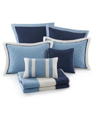 Attingham Reversible 7-Pc. Quilt Set, Full/Queen