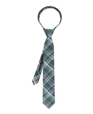 Tommy Hilfiger - Boys Pre-Tied Plaid Pattern Tie