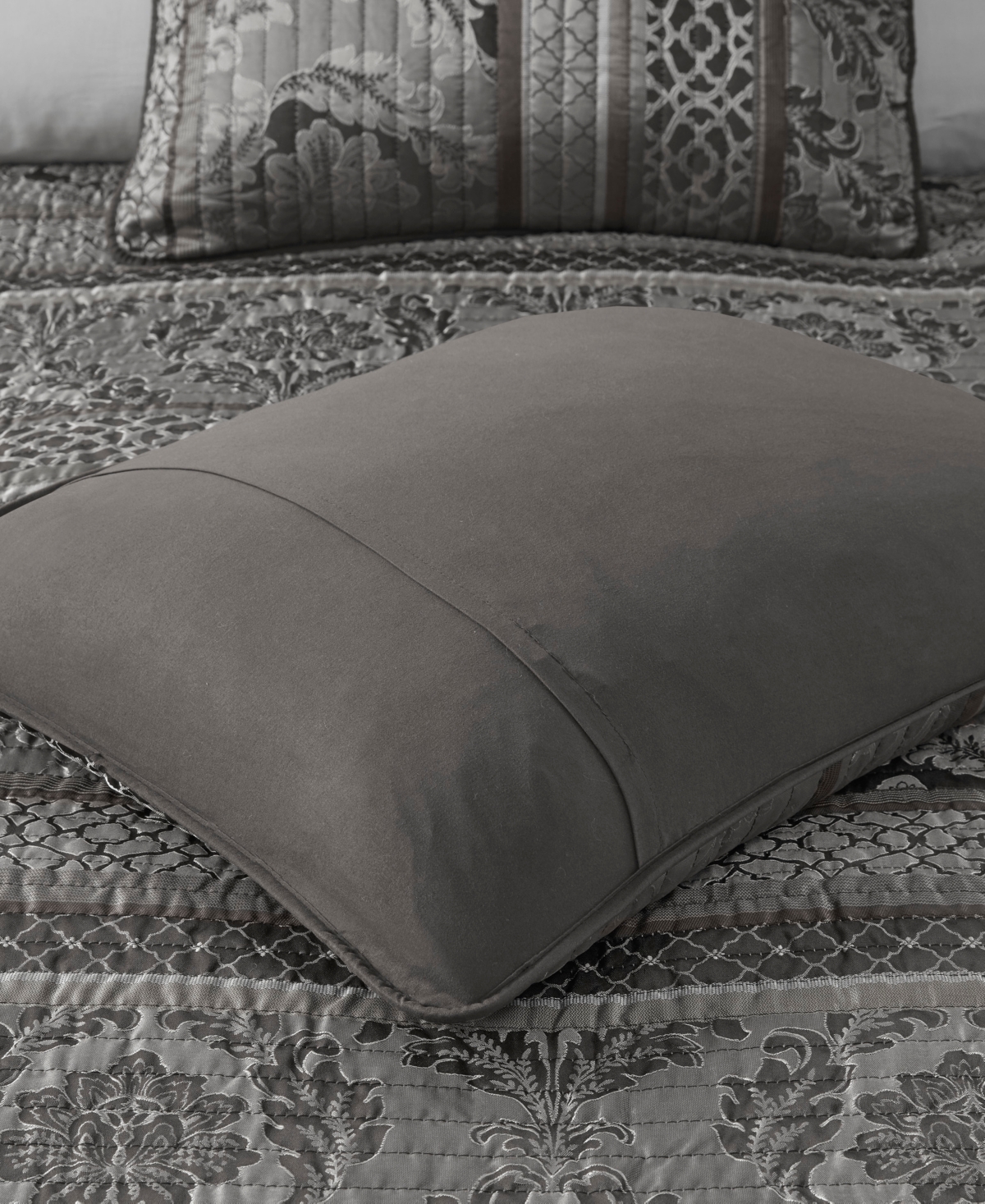Madison Park Bellagio 6-pc. Quilt Set, Full/queen In Brown