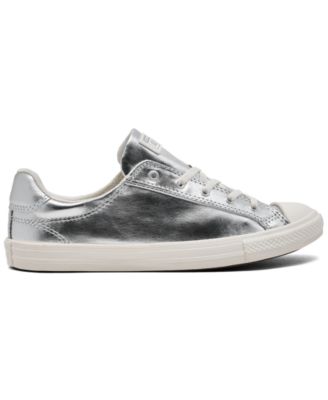 Women's Chuck Taylor All Star Dainty Lucky Metallic Casual Sneakers from Finish Line