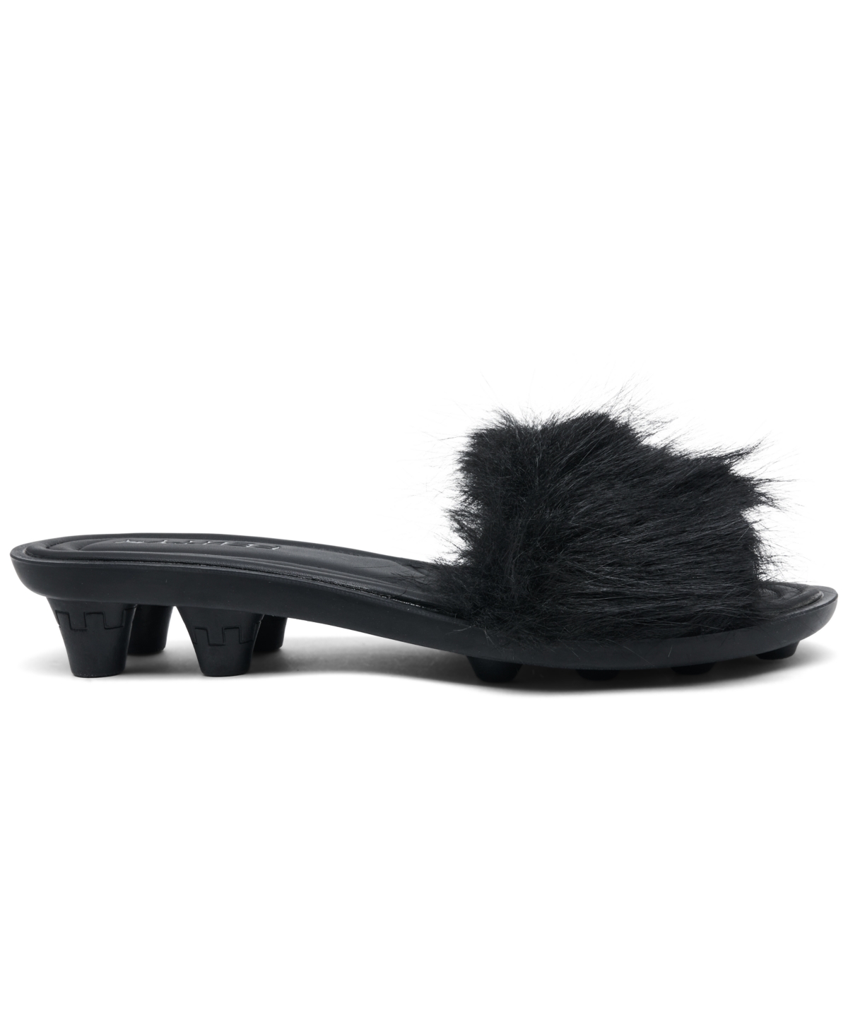 Puma X Fenty Faux Fur Slide In Black