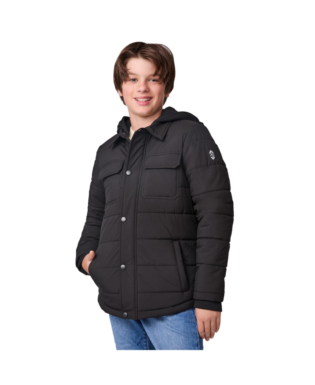Free Country Boys Trail Puffer Hoodie Shacket