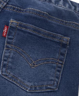 Boys' Toddler 2T-4T 3D Moto Crewneck Sweatshirt and Jeans, 2-Piece Set