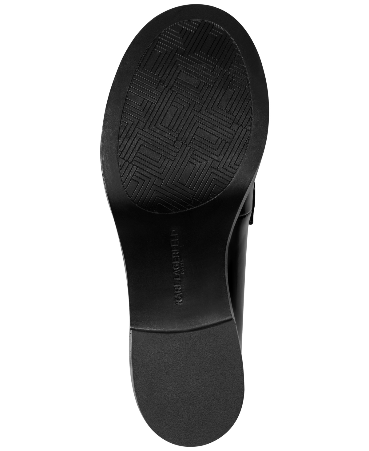 Karl Lagerfeld Paris Cenella Block Heel Loafer In Black