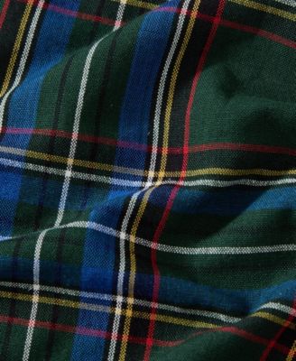 Stowe Tartan Plaid Cotton Christmas Tree Round Skirt, 48"