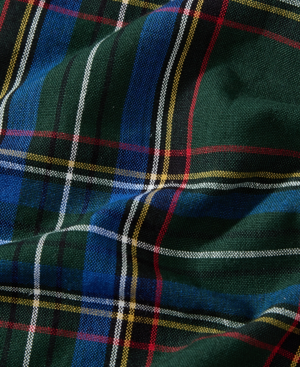 Elrene Stowe Tartan Plaid Cotton Christmas Tree Round Skirt, 48"