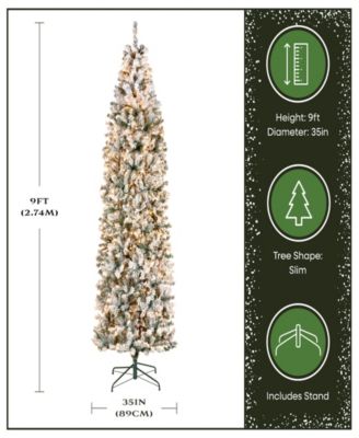 National Tree Acacia Artificial Christmas Tree, 9 ft.