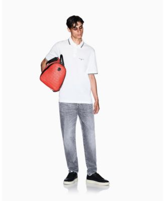 Men's Jersey Collar Tipping Polo Shirt