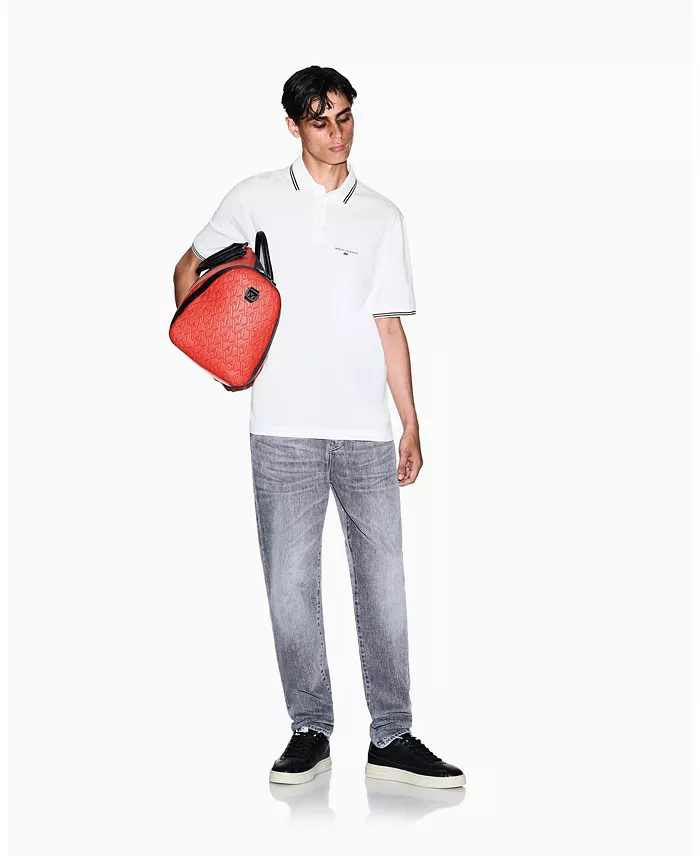 Men's Jersey Collar Tipping Polo Shirt - thumbnail 9