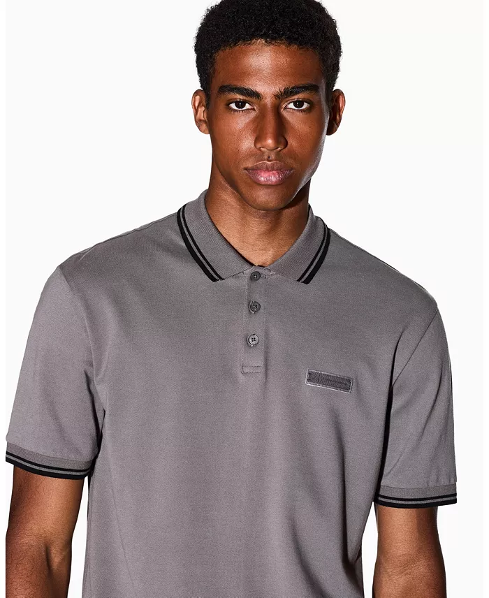 Men's Cozy Lab Pique Collar Tipping Polo Shirt - thumbnail 4