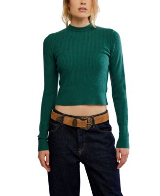 Juniors' Even After Mock Neck Pull-On Sweater