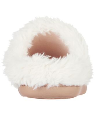 Women's Quilted Chevron Velour Slippers