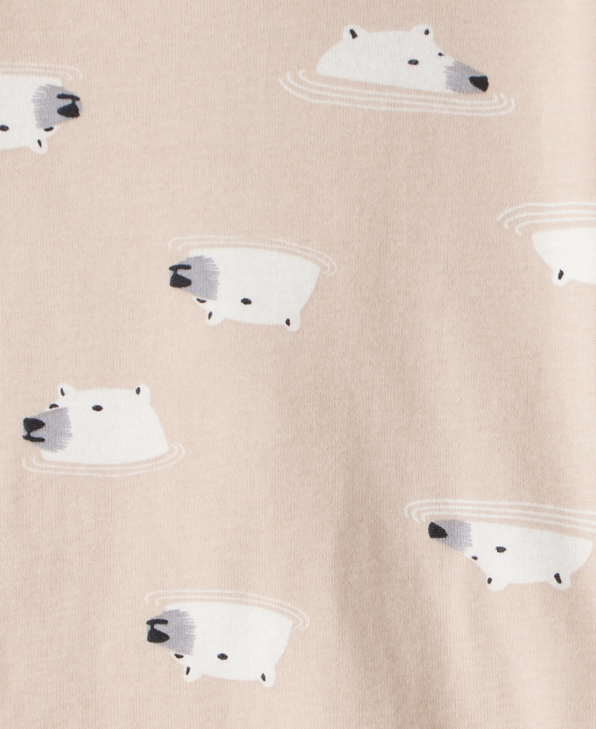 Carter's Boys Toddler 4-Piece Penguin and Polar Bear Loose Fit Top Pants Pajama Set