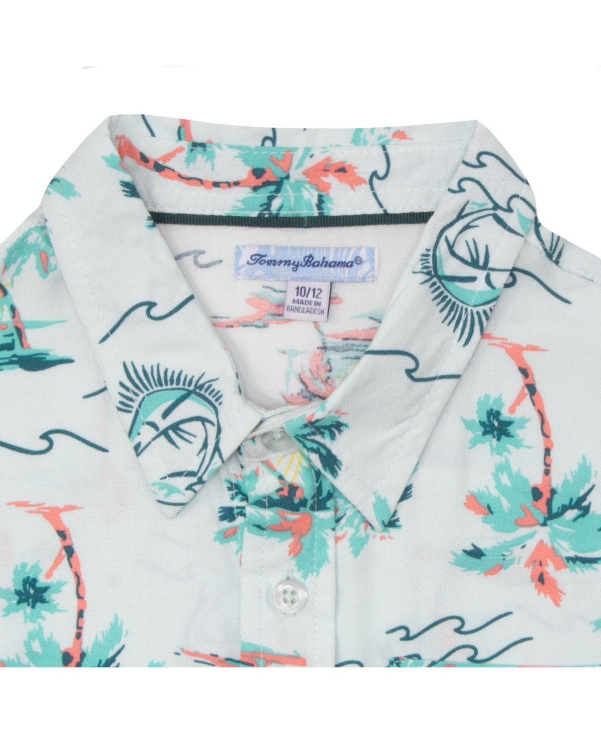 Tommy Bahama Boys 3 Piece Button Down Shirt, T-Shirt and Shorts Bundle Set