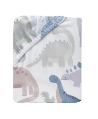 Dino-Might 100% Cotton Dinosaur Baby/Toddler Fitted Crib Sheet