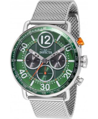Men's 49373 Speedway Quartz Chronograph Green Dial Watch