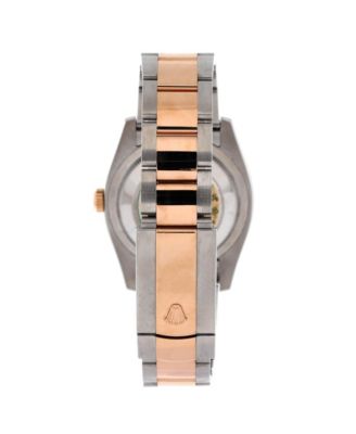 Oyster Perpetual Datejust Automatic Watch in Stainless Steel and Rose Gold 36mm