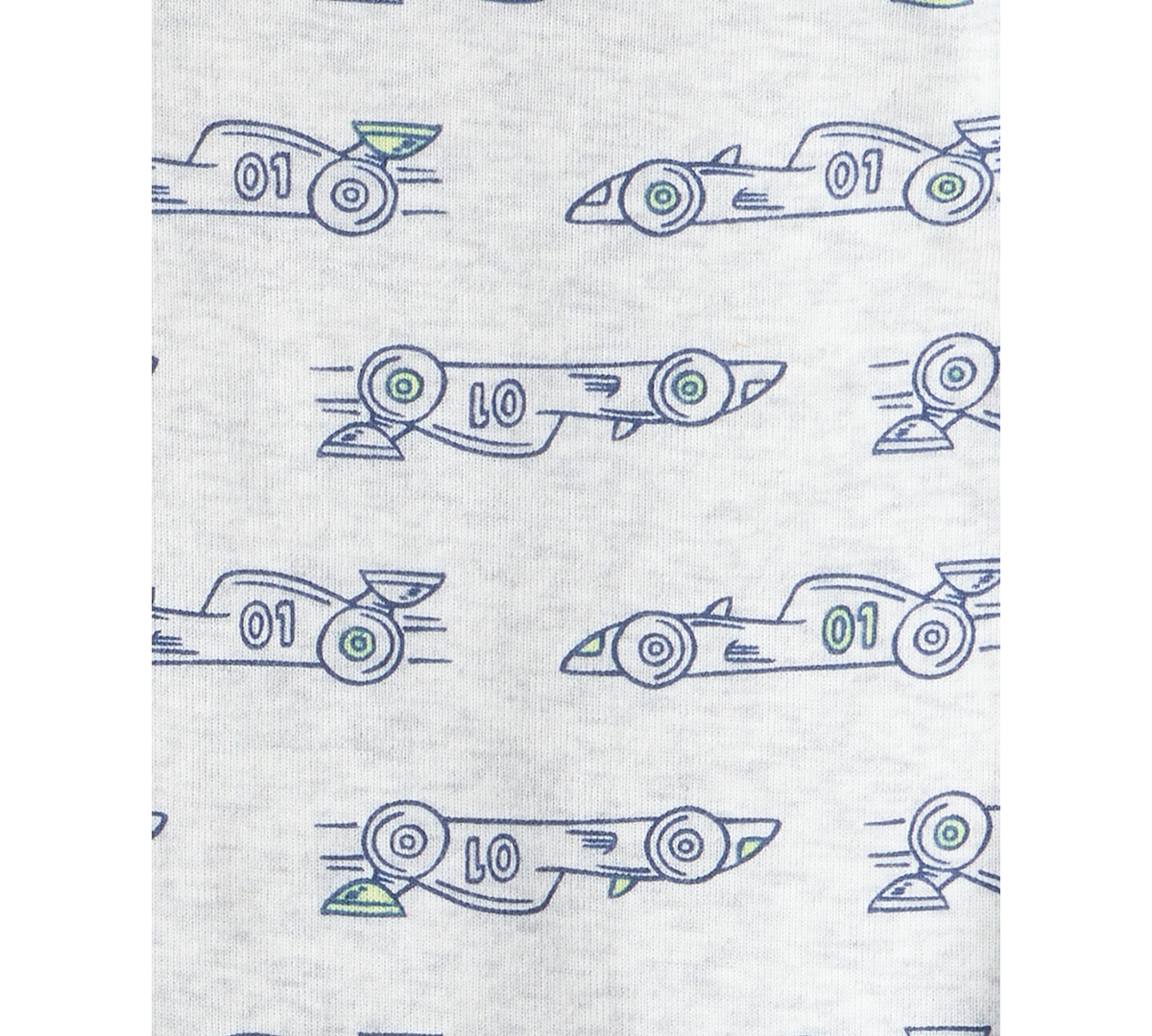 Carter's Baby Boys 3-Piece Race Car Quilted Sleeveless Vest, Bodysuit and Pants Set