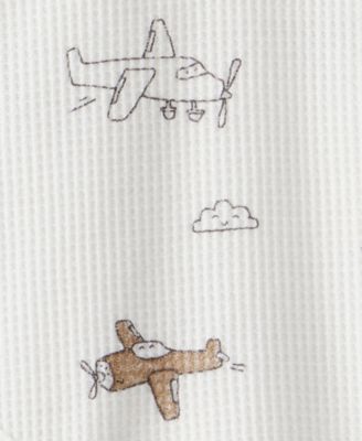 Baby Boys' Airplane Print Bodysuit and Joggers, 2-Piece Set