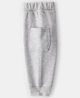 Baby Boys' Plaid Sleeveless Vest, Shirt and Joggers, 3-Piece Set