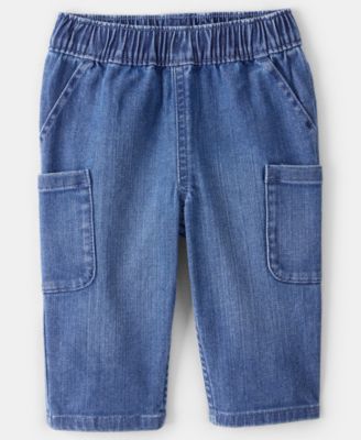 Baby Boys' Plaid Long-Sleeve Shacket, T-Shirt and Pants, 3-Piece Set