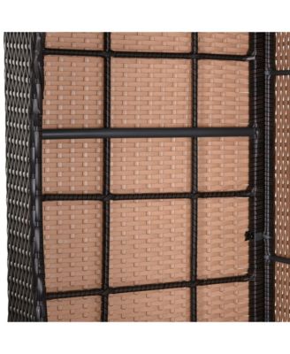 Pool Furniture, 2 Lounge Chairs & Table, Wheels, Cushioned,