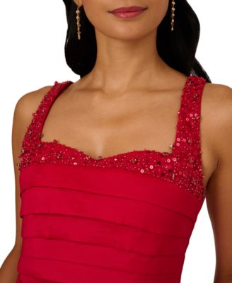Women's Beaded Sleeveless Dress