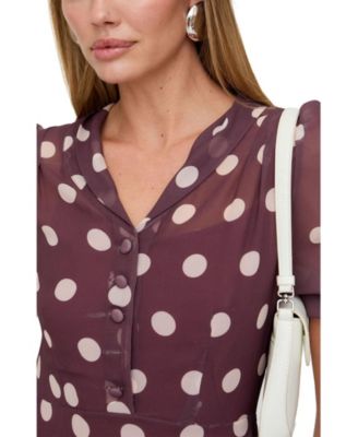 Women's Julia Button Down Print Maxi Dress