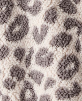 Girls' Toddler 2T-5T Cheetah Quarter-Snap Pull-On Sweatshirt