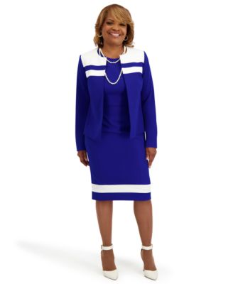 Seam Women's Crewneck Stripe Detail Sheath Dress