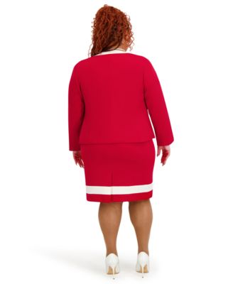 Seam Women's Crewneck Stripe Detail Sheath Dress