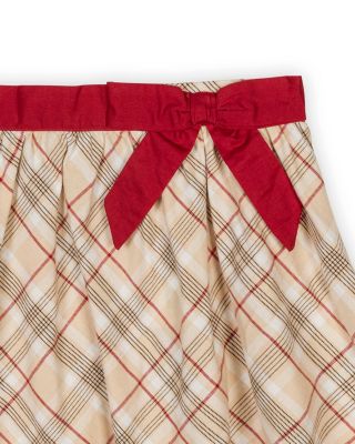 Big Girls Organic Pull-on Bow Sash Party Skirt